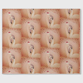 Flamingo Birds Weihnachten Geschenkpapier (Flach)