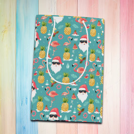 Flamingo Birds Weihnachten im Juli Party Mittlere Geschenktüte