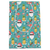 Flamingo Birds Weihnachten im Juli Party Mittlere Geschenktüte (Vorderseite)