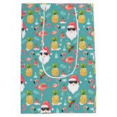 Flamingo Birds Weihnachten im Juli Party Mittlere Geschenktüte (Rückseite)