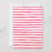 Flamingo Birthday Einladung (Rückseite)