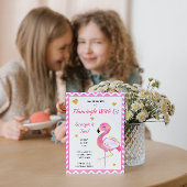 Flamingo Birthday Einladung