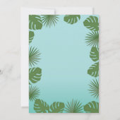 Flamingo Birthday Einladung (Rückseite)