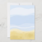 Flamingo Birthday Einladung, Pool Party Geburtstag Einladung (Rückseite)