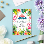 Flamingo Birthday Invitation – Personalized Kids Acryleinladungen (In Situ (Hochzeit))