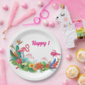 Flamingo Birthday Party Teller (Party)