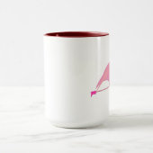 Flamingo Black 15 oz Ringer Tasse (Zentrum)