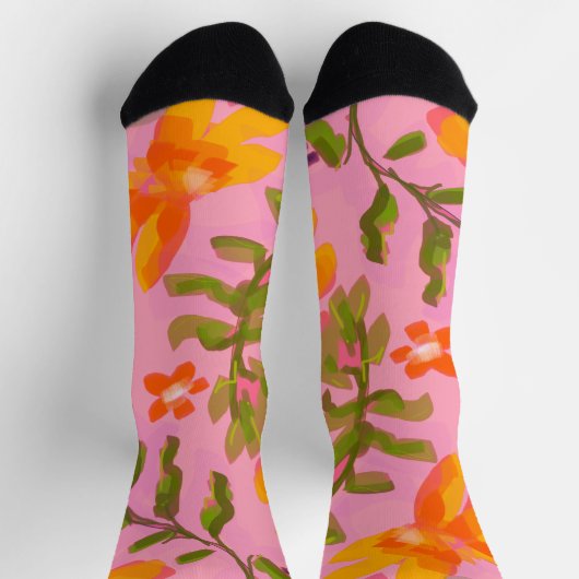Flamingo Bloom Socks Socken (Oben)