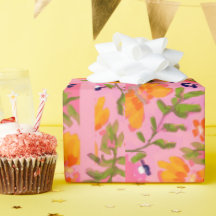 Flamingo Bloom Wrapping Paper - Glossage