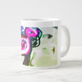Flamingo Blume joy Jumbo-Tasse (Vorderseite Rechts)