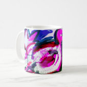 Flamingo Blume joy Kaffeetasse (Vorderseite Links)