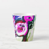 Flamingo Blume joy Milchtasse (Vorderseite)