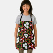 Flamingo Blume Pattern Schürze (Insitu)