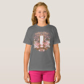 Flamingo-Blume T-Shirt (Vorne ganz)