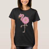 Flamingo-Blume T-Shirt (Vorderseite)