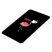 Flamingo Boo Ghost Funny Flamingo Cute Animal Magnet (Linke Seite)