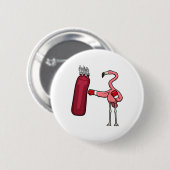 Flamingo Boxing Self Defense Hob Button (Vorne & Hinten)
