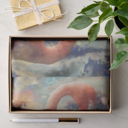 Flamingo Breeze Decoupage Seidenpapier (Geschenk)