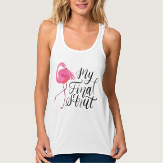 Flamingo Bride Tropical Bachelorette Tank