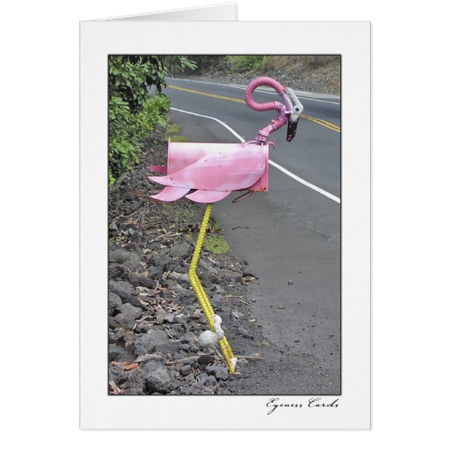 Flamingo-Briefkasten (Vorne)