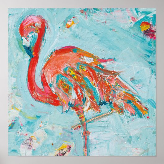 Flamingo Bright Poster (Vorne)