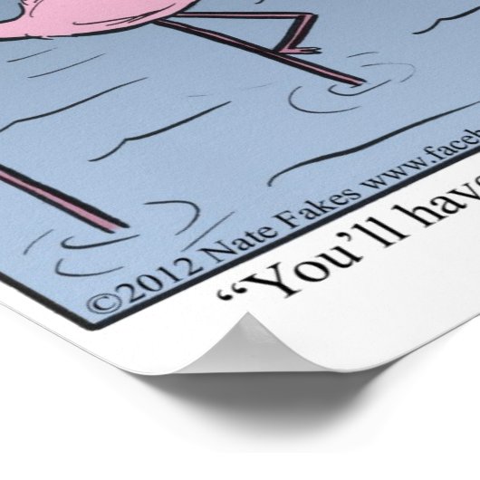 Flamingo Brother Poster (Ecke)