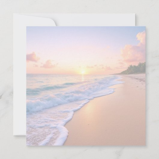 Flamingo Bunny Oars Life Osterkarte (Rückseite)