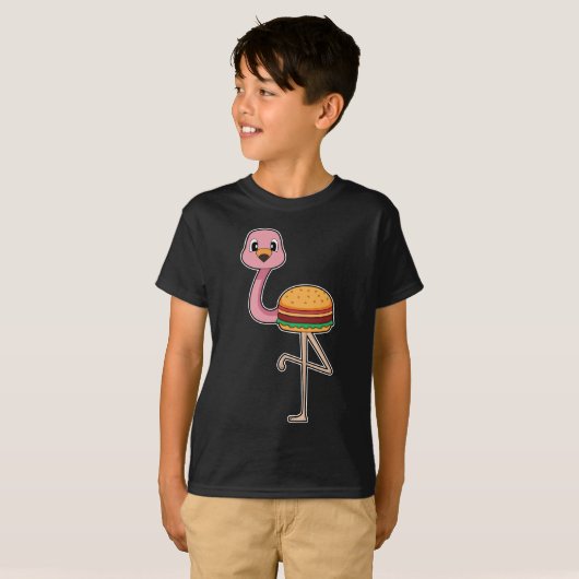 Flamingo Burger T-Shirt (Vorne ganz)