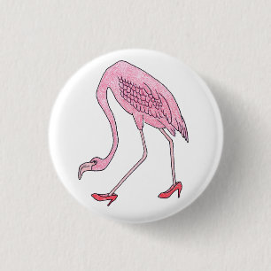 Flamingo Button