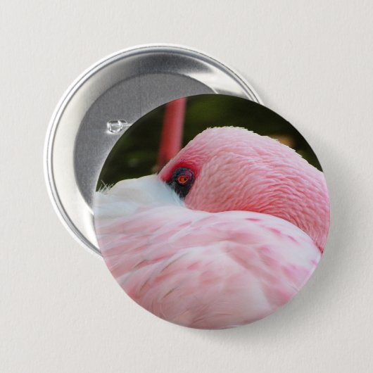 Flamingo Button (Vorne & Hinten)