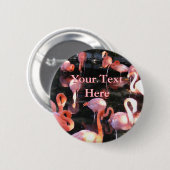 Flamingo Button (Vorne & Hinten)