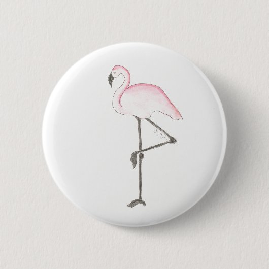 Flamingo Button (Vorderseite)