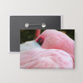 Flamingo Button (Vorderseite/Rückseite)