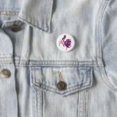 Flamingo Button vom 4. Juli (Beispiel)