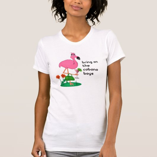 Flamingo/Cabana-Jungen-T - Shirt (Vorderseite)