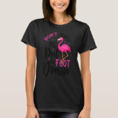 Flamingo Calm Flock Funny Pink Bird Lover T-Shirt (Vorderseite)