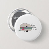 Flamingo-Camper Button (Vorne & Hinten)