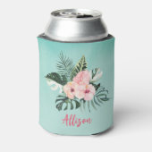 Flamingo Can Cooler Tropical Junggeselinnen-Abschi Dosenkühler (Kanne Rückseite)