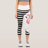 Flamingo  capri leggings (Vorderseite)