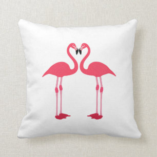 Flamingo-Cartoon Kissen