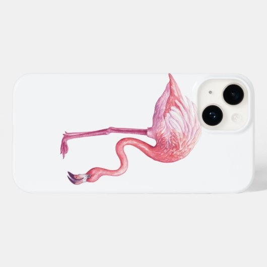 Flamingo Case-Mate iPhone Hülle (Rückseite (Horizontal))
