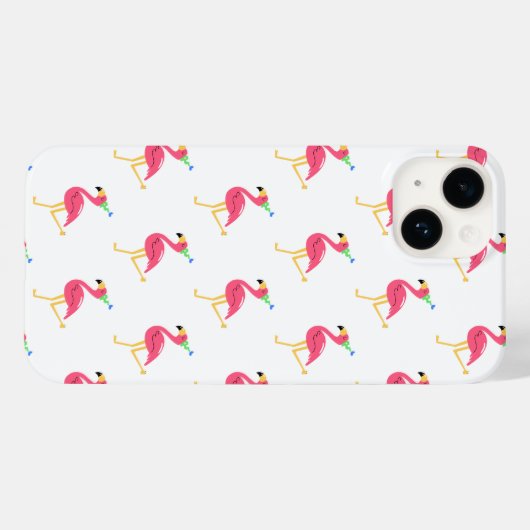 Flamingo Case-Mate iPhone Hülle (Rückseite (Horizontal))