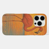 Flamingo Case-Mate iPhone Hülle (Rückseite (Horizontal))