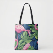 Flamingo Chic Tote Bag Tasche (Vorderseite)