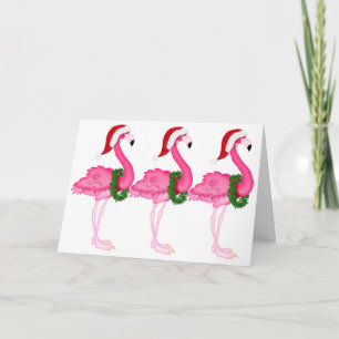Flamingo Christmas Card - SRF Feiertagskarte
