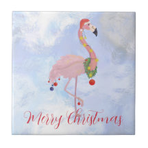 Flamingo Christmas Color Lights