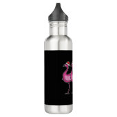 Flamingo Christmas Edelstahlflasche (Links)