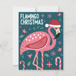 FLAMINGO CHRISTMAS FEIERTAGSKARTE