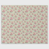 Flamingo Christmas Geschenkpapier (Flach)