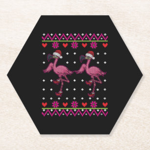 Flamingo Christmas I Want A Flamingo For Christmas Untersetzer